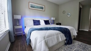 2 bedrooms, desk, iron/ironing board, free WiFi