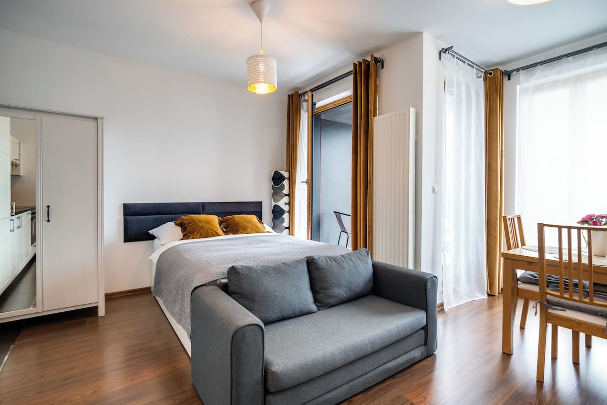 Comfort studio suite | 1 slaapkamer, geluiddichte muren, een strijkplank/strijkijzer