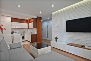 City Apartment | Living area - Apartamenty Prestige Browar Lubicz (Kraków)