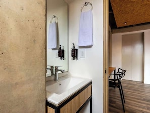 Shower, hair dryer