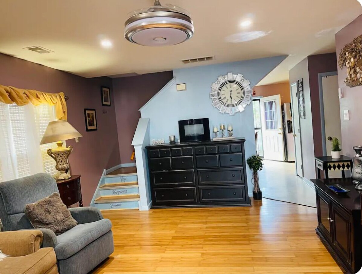 Colorful spacious 3 bedroom house near center