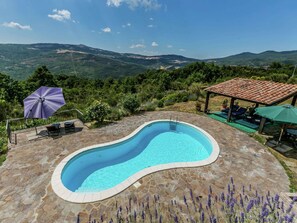 Pool - Villa in Maremma with Private Pool & Views (Selva Santa Fiora)