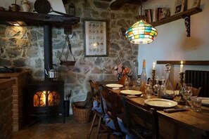 Dining - Villa in Maremma with Private Pool & Views (Selva Santa Fiora)