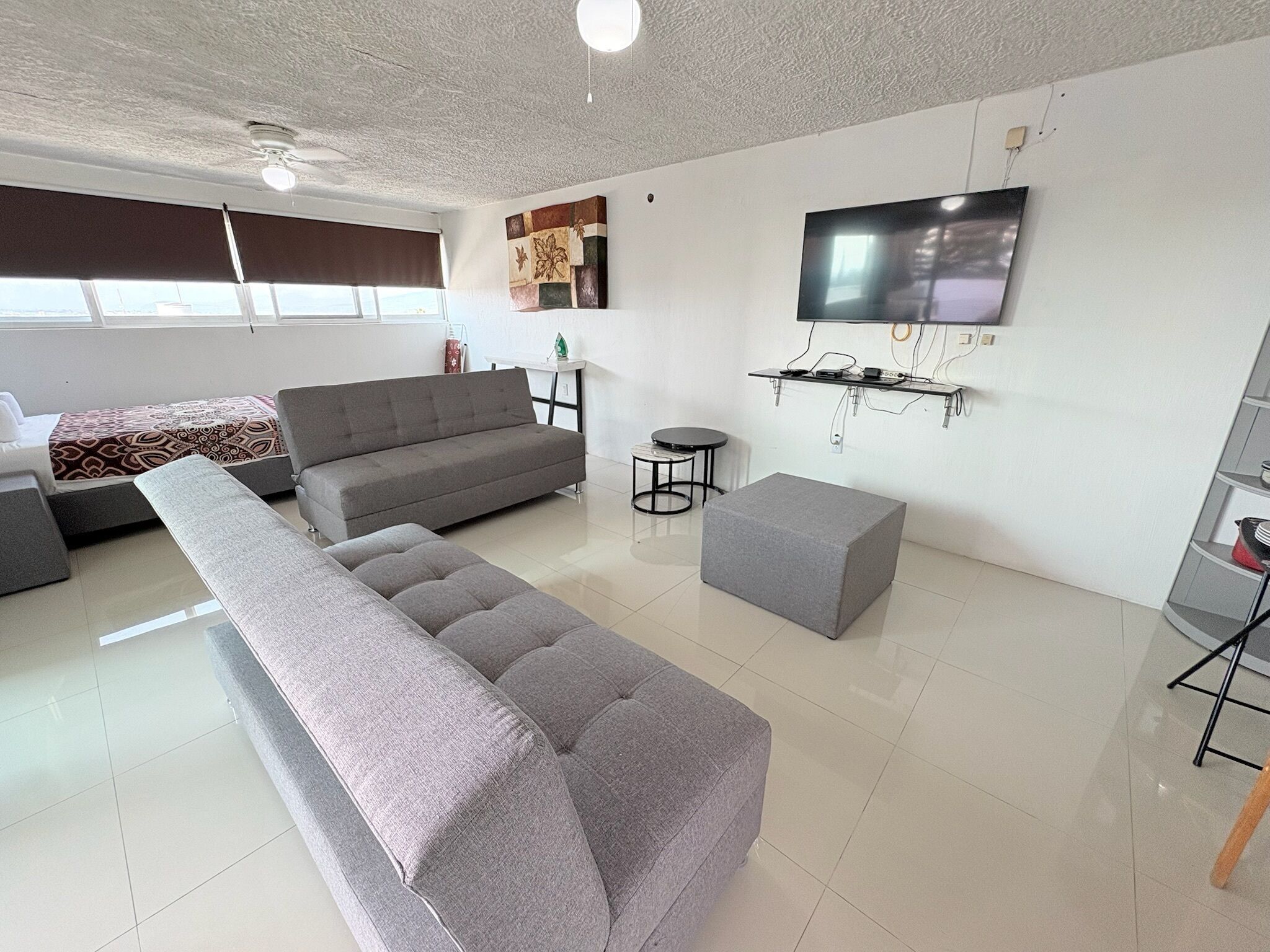 42-inch Smart TV with cable channels