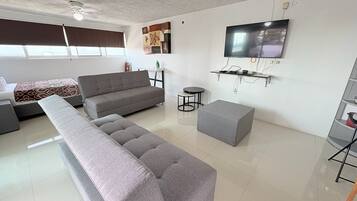42-inch Smart TV with cable channels
