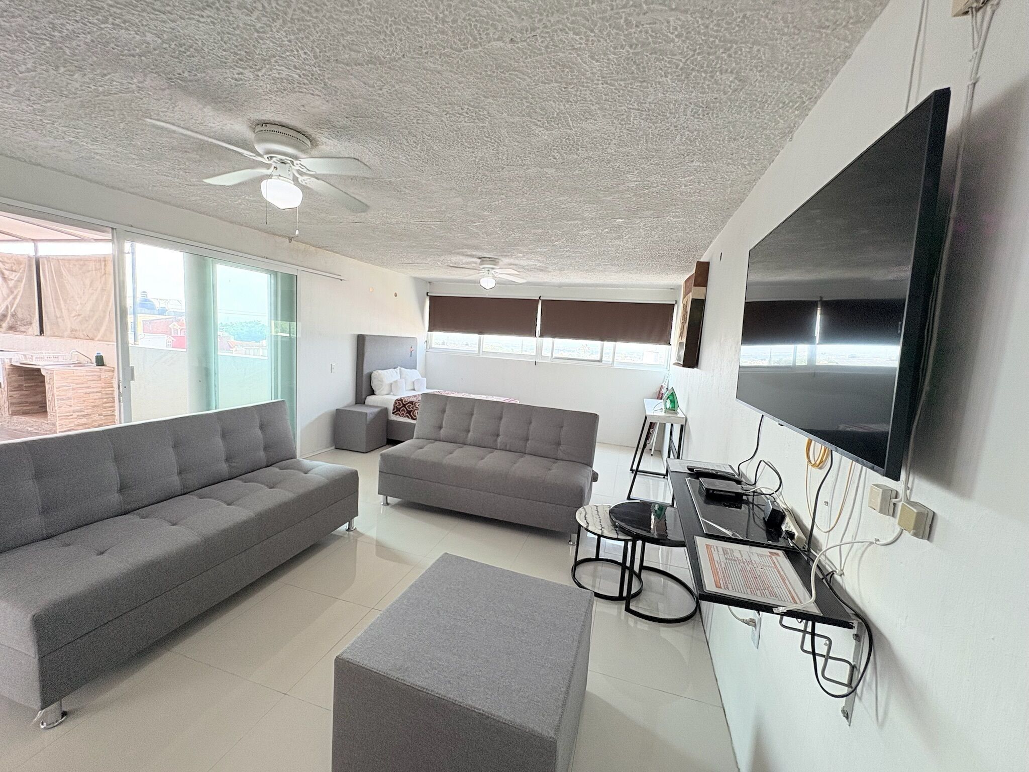 42-inch Smart TV with cable channels