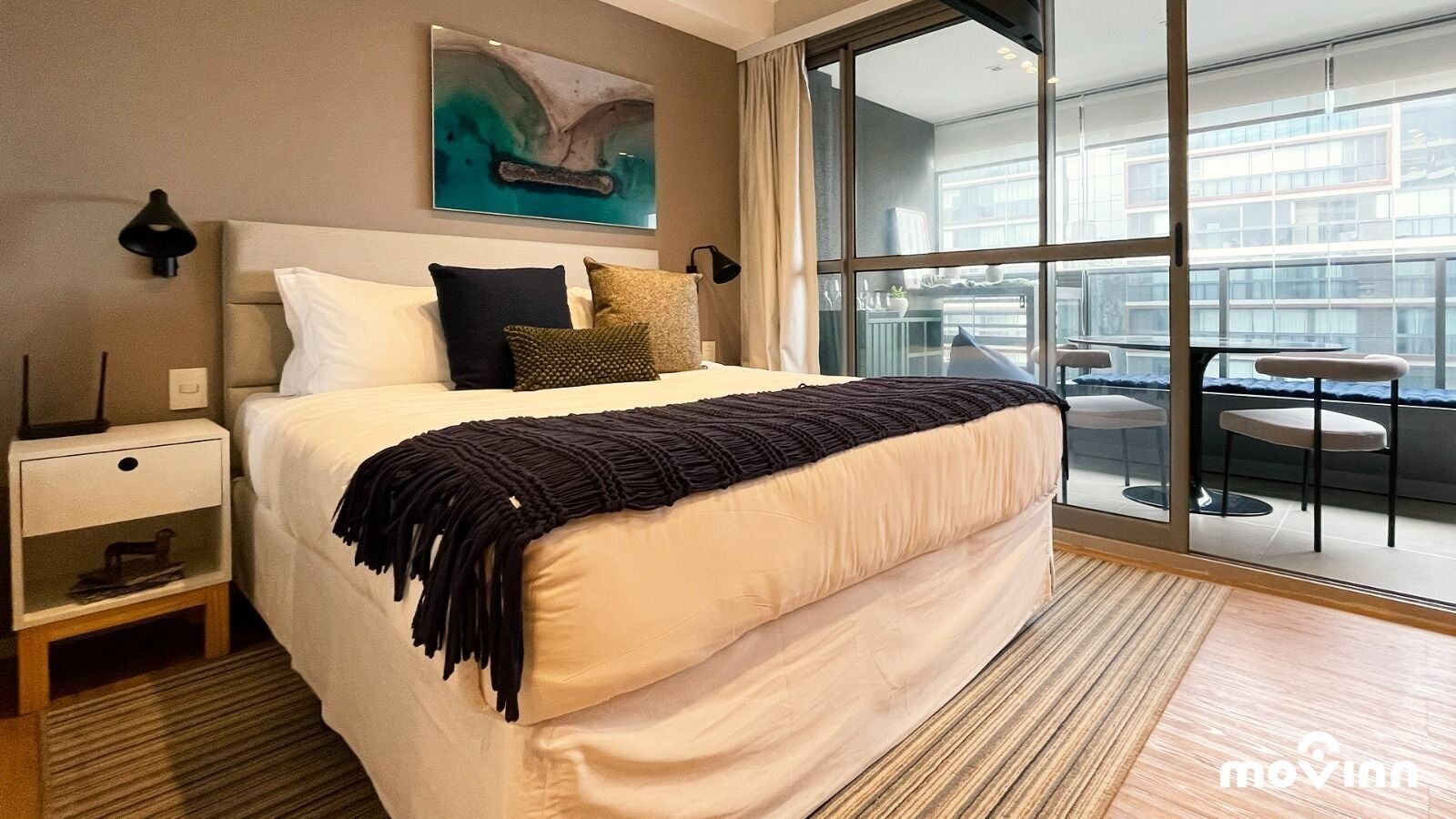 Studio | Laptop workspace, blackout curtains, iron/ironing board, free WiFi