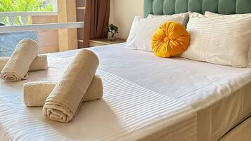 1 chambre, fer et planche Ă  repasser, Wi-Fi, draps fournis