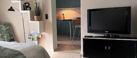 Ferienhaus, 1 Schlafzimmer, Stadtblick | Zimmerausstattung