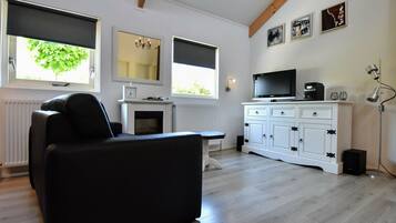 Fernseher, Kamin