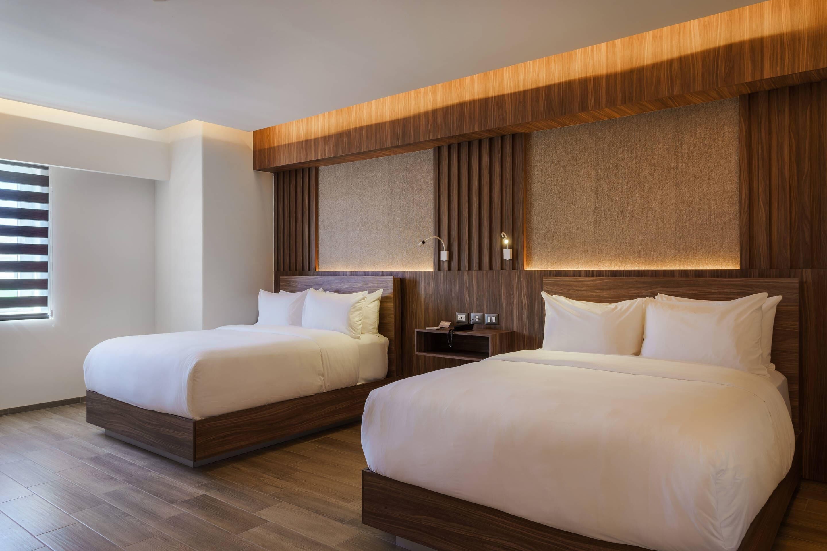 Premium bedding, in-room safe, individually decorated