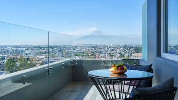 Roupas de cama premium, cofres nos quartos, individualmente decorados