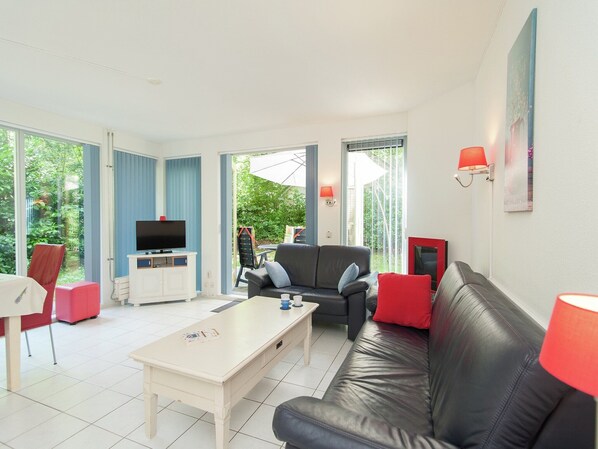 TV, fireplace, DVD player