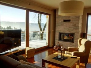 TV, fireplace, DVD player, table tennis