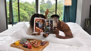 Suite – president, 3 soverom, tekjøkken | Sengetøy av topp kvalitet, dundyner, senger med overmadrass og minibar