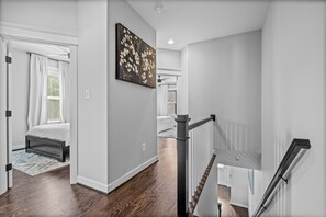 3 bedrooms, iron/ironing board, travel cot, WiFi