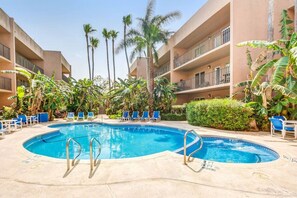 A heated pool - Sandy Shores Beach Condo - Just Steps from Beach! (South Padre Island)