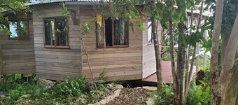 Kimoya's cottage is a mountain cottage overlooking the sea and   coastline