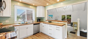 Spacious Second-Row Home Across from Beach Access