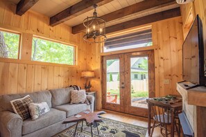 TV connectée, cheminée