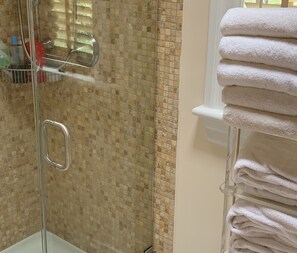 Hair dryer, towels, soap, shampoo - Very Private property between two ponds  (Flanders)