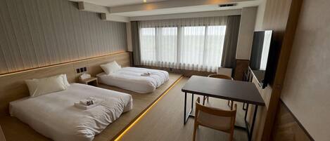 WiFi (無料)、ベッドシーツ