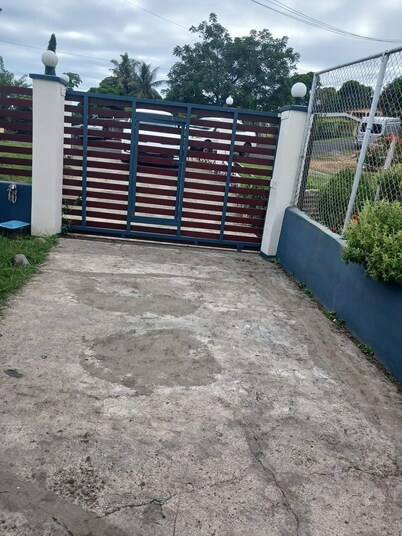 House on its own with big compound for families to enjoy 