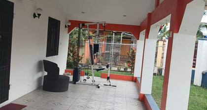 House on its own with big compound for families to enjoy