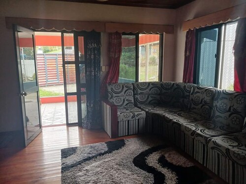 House on its own with big compound for families to enjoy 