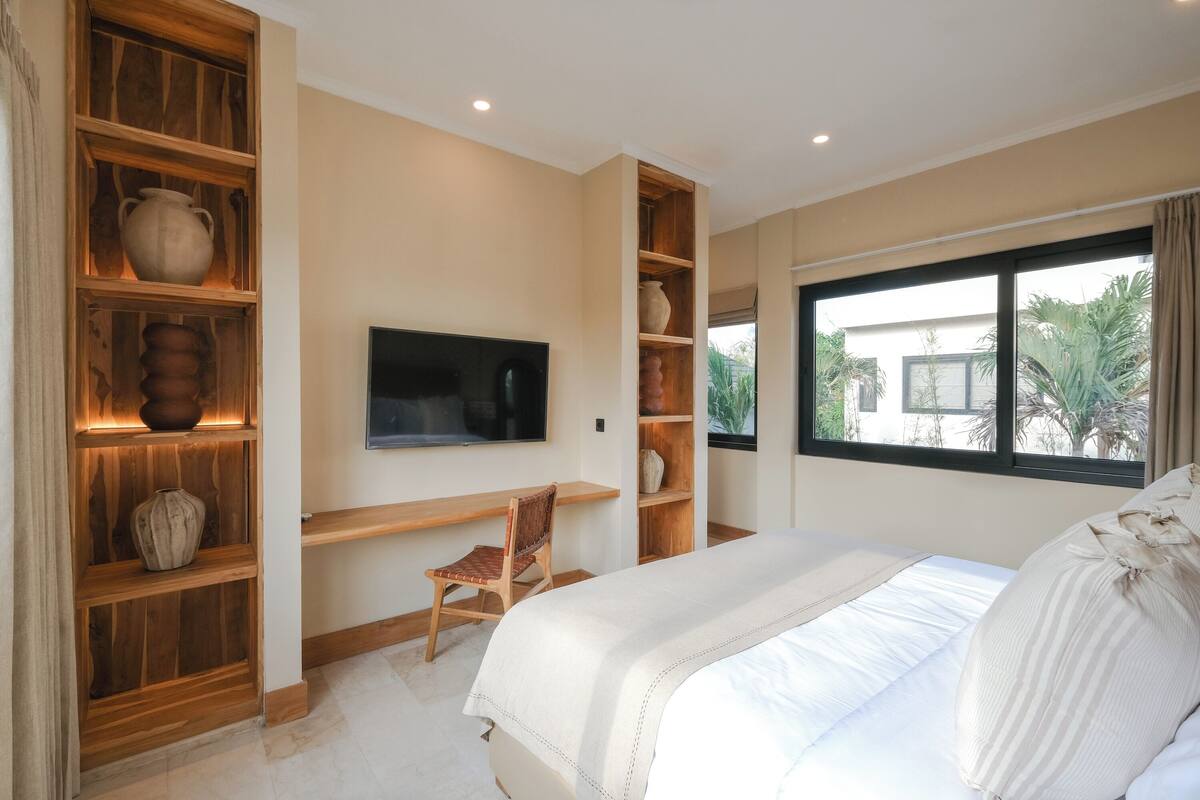 Villa, 1 Bedroom, Pool View | 1 bedroom, Egyptian cotton sheets, premium bedding, free WiFi