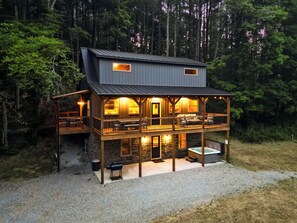 Exterior - Modern Rustic Retreat ~Newly Built Cabin w/EV charger, only 6mi to Ash Cave (Creola)