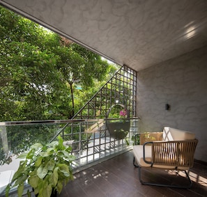 Balcony - The Aldott Hotel (Gurugram)