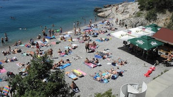 Vlak bij het strand