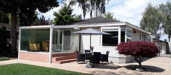 Glass Veranda Chalet in nature