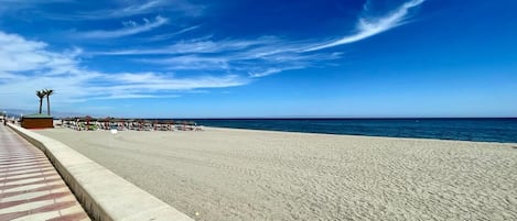 On the beach