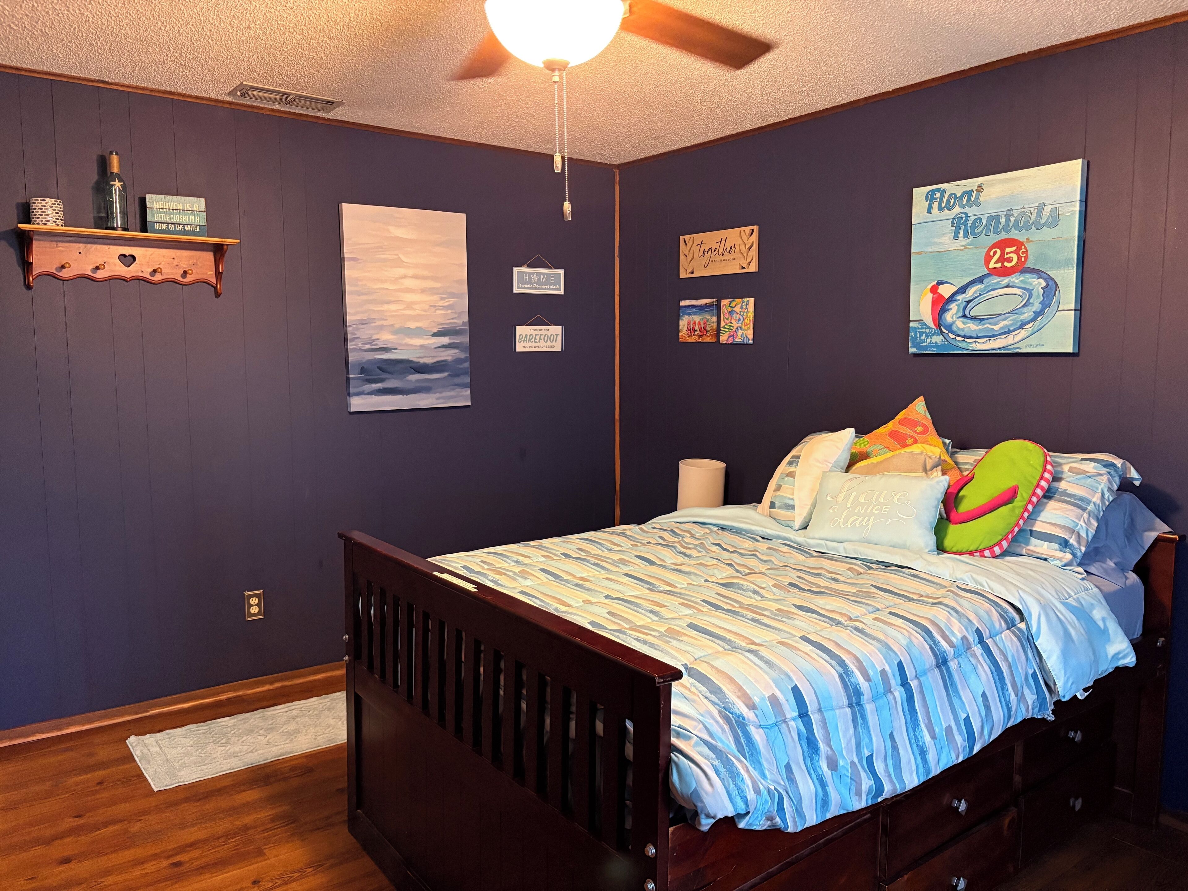 2 bedrooms, iron/ironing board, travel crib, free WiFi