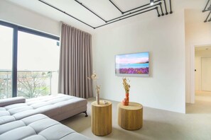 2 slaapkamers, een strijkplank/strijkijzer, wifi, beddengoed