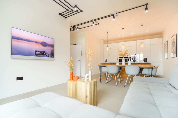 Televisie en een kantoor