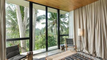Vila, 4 quartos, vista para a piscina | 4 quartos, roupas de cama de algodão egípcio, roupas de cama premium