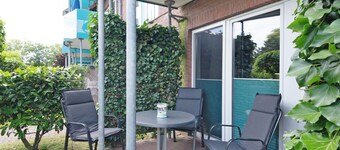 Apartamento 12 en la Casa Borkum con terraza privada y Wi-Fi