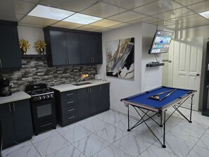 Appart'hôtel Luxe, 1 grand lit et 1 canapé-lit | Cuisine privée