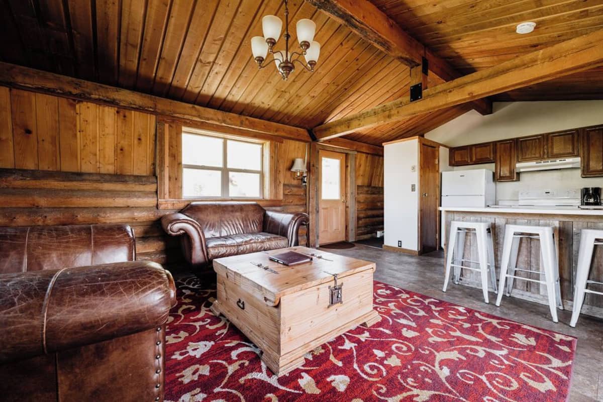 Værelse - 2 soveværelser (Log House) | Opholdsområde