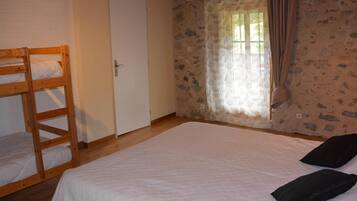 1 bedroom, iron/ironing board, free WiFi, bed sheets