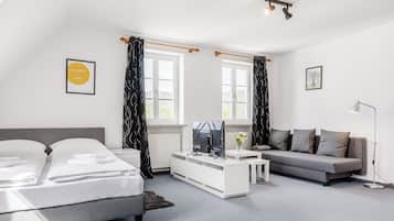 1 Schlafzimmer, kostenloses WLAN, Bettwäsche