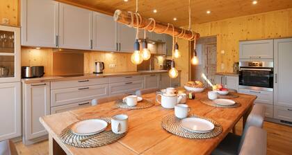 Ferienwohnung 'Im Teichland Linum' mit Seeblick, privater Terrasse und Wi-Fi
