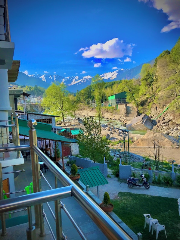 Royal Double Room, River View | View from room - The Avenue Hotel Manali (Manali)