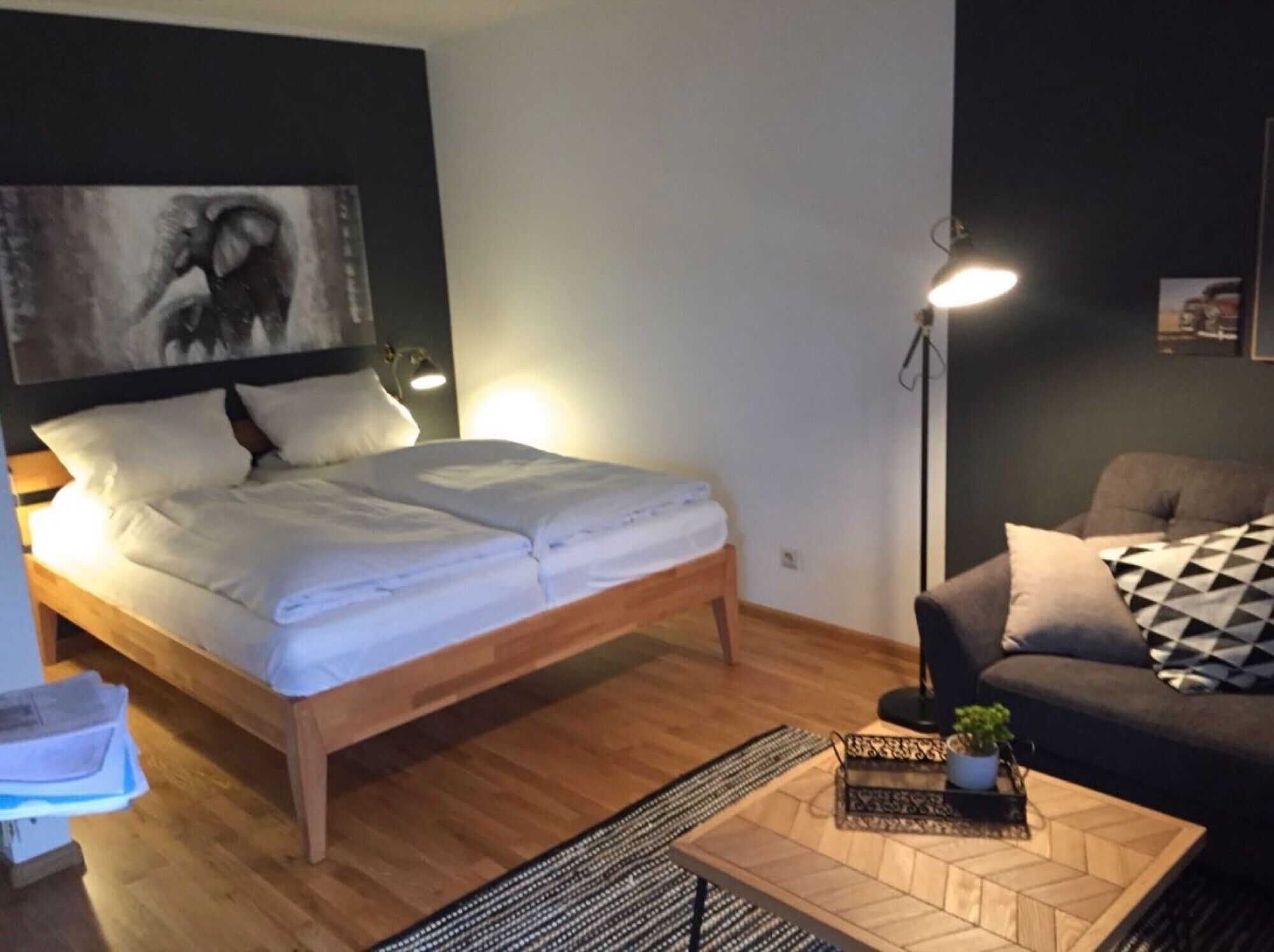 1 makuuhuone, silitysrauta/-lauta, ilmainen Wi-Fi, vuodevaatteet