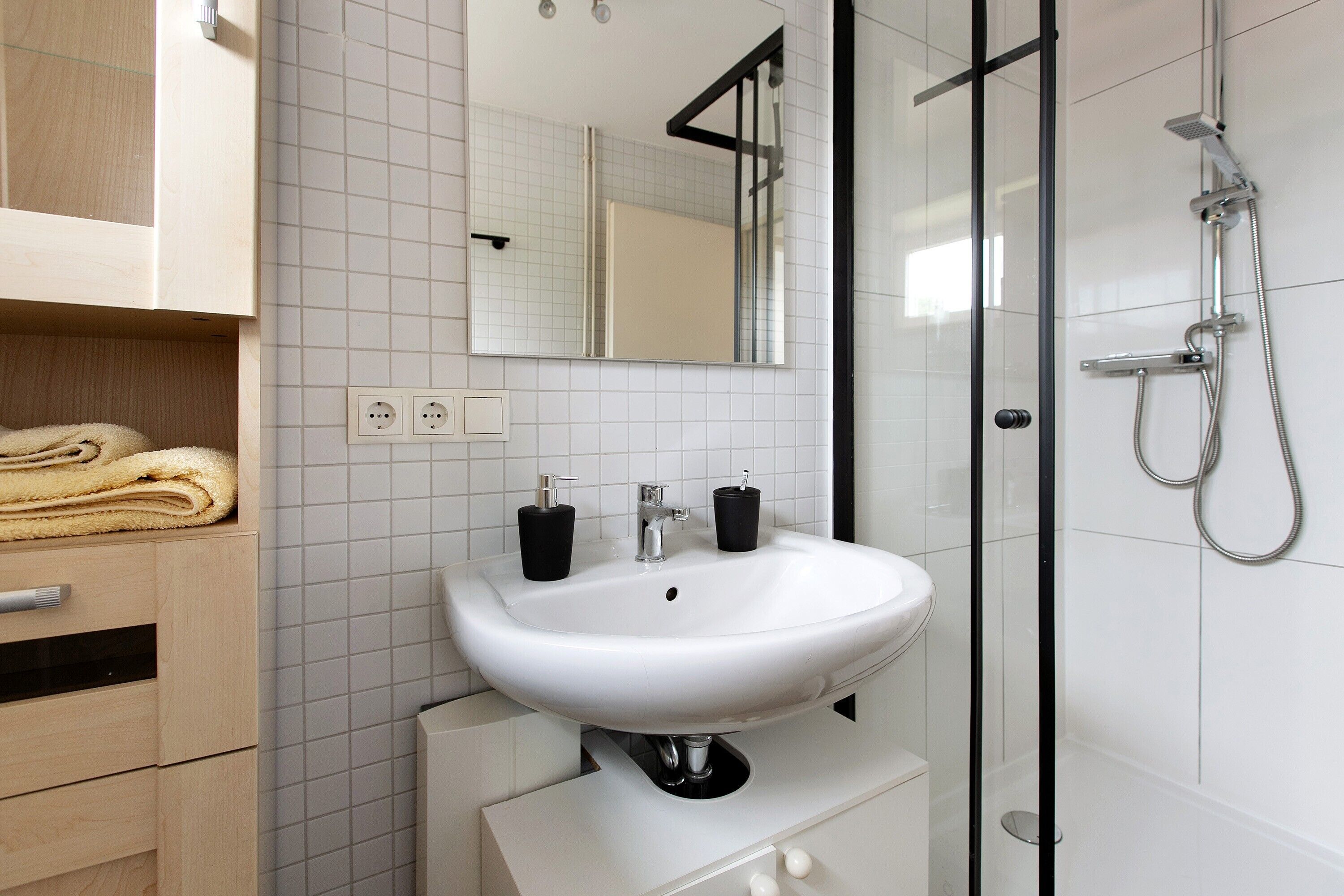 Dusche, Handtücher