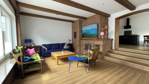 Special 90 m² vacation apartment with house bar in Berge
