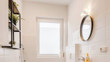 Towels, soap, toilet paper